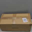 MOOACE Slim Storage Cart, 4 Tier Rolling Kitchen Shelving Unit on Wheels Mobile Narrow Cart with Wooden Tabletop for Bathroom, Laundry Narrow Places, 16.6''x 7.3''x 31.1''inch (Black)