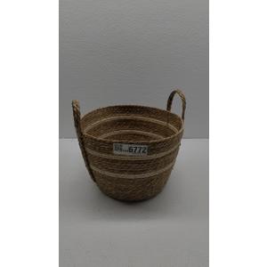 Wyhqgn Woven Planter Basket Plant Pot Ornament Organizer Decorative Storage Basket Plant Container for Picnic Home Office Yard Patio, 30cmx30cmx26cm