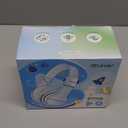 iClever BTH12 Kids Bluetooth Headphones,Colorful LED Lights Wireless Kids Headphones,74/85dBA Safe Volume,85H Playtime,Bluetooth 5.2,Over Ear Headphones Built-in Mic for iPad/Tablet/Airplane, Green