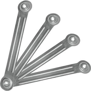 Glider Bearing Arm Bracket Replacement Rocker Hardware Parts - 9 Inch Length - 7-1/2 Inch Between Mounting Holes - 4 Pack