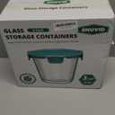 [UPGRADED LID] 6 Sets 3 Cup/24oz Borosilicate Glass Meal Prep Containers with Lids, Food Storage Bowl Jars for Soup Leftover Meal Lunch Oats Fruit Deli Salads - Microwave, Oven, Freezer Safe -BPA Free