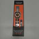 NewWays Grade 2 Titanium Band Compatible with Apple Watch Band for Men Ultra 3/2 /1 49mm Series11 10 46mm 45mm 44mm (Black/Orange)