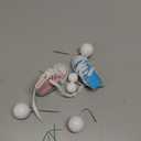 19PCS Blue or Pink Shoes Cake Toppers Boy or Girl Shoes Balls Cake Decorations with Cute Shoes Blue Pink White Balls for Baby Shower Party (Blue Pink)