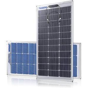 Bifacial 100W 12V Solar Panel 9BB Monocrystalline Cell 12 Volt for Marine RV Trailer Boat Cabin Van Car Uneven Surfaces 12V Battery Charge