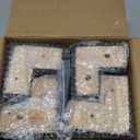 AORYVIC Bed Risers 4 inch L-Shaped Wood Furniture Risers Pack of 4 Black Sofa Legs for Couch Dresser Cabinet Bench Legs Extenders Furniture Lifters