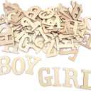 Wooden Letters for Crafts, 2 Inch Unfinished Capital Wooden Alphabet Letters & Numbers Wood Letters for DIY Painting Arts Home Decorations Spelling Learning (168Pcs)