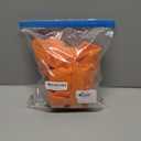 Mens Linen Shirts Short Sleeve Button Down Shirt Casual Cuban Guayabera Lightweight Summer Beach Solid Tops Bright Orange, Size M