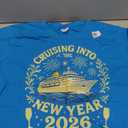 Cruising Into The New Year 2026 Happy New Year 2026 T-Shirt  Large