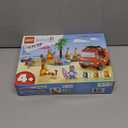 LEGO Bluey: Blueys Beach & Family Car Trip - Toddler Learning Toy for Kids 4+ - Includes Bluey, Bingo, and Mum Minifigures - Birthday Gift for Boys and Girls, Ages 4+ - 11202