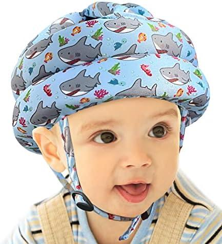 Baby Helmet for Crawling & Walking - Head Protector for Infants, Soft Cushion Safety Headguard, Toddler Inflatable Helmets 6-12 Months