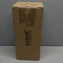 EMME Cotton Muslin King Blanket Bed Layering Bedspread Coverlet Breathable Gauze Soft Lightweight (Striped Brown, 108"x90")