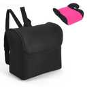 Dansydaisy Padded Backless Booster Car Seat Travel Bag for Airplane Durable Car Seat Bag Cover for Waterproof Foldable Stroller Carrier Backpack with Padded Shoulder Straps