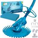 U.S. Pool Supply Octopus Prime Suction Pool Cleaner, Inground Automatic Pool Vacuum Cleaner with Hose - Swimming Sweeper Vac Cleaning Suction-Side Cleaners - Auto Creepy Sweeps Removes Debris, Leaves