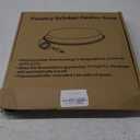 Chicken Water Heater-11inLarge 110Watt Heated Poultry Waterer Base for 5 Gallon,with Thermostat and 9.8ft Power Cord (1PACK, Black)