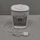 Portable Air Conditioner,Cooling Fan with 3 Speeds &3 Modes,2-8H Timer,1000ml Water Tank, Remote Control,4 in 1 Humidifier, Air Conditioner,Fan,Night Light,Evaporative Air Cooler for Home,Office