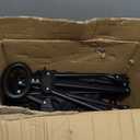 Wagon Carts Foldable 420LBS Weight Capacity Collapsible Wagon with Big All-Terrain Wheels, Heavy Duty Beach Wagons Cart with Cup Holders for Camping, Garden, Sports, Grocery pcs (Carbon Black)