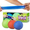 YoYa Toys Pull, Stretch and Squeeze Stress Balls - 2 Balls, Elastic Sensory Balls for Stress and Anxiety Relief, Autism and Special Needs Toys, Calming Fidgets for Kids and Adults, Ideal for Classroom