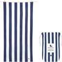 Dock & Bay Beach Towel - Quick Dry, Sand Free - Compact, Lightweight - 100% Recycled - Includes Bag - Cabana - Whitsunday Blue - Large (160x90cm, 63x35)