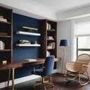 Yancorp 24"x394"/32.8' Matte Gray Blue Peel and Stick Wallpaper Removable Contact Paper for Cabinets Self-Adhesive and Drawers Stick on Wall Paper for Bedroom Kitchen
