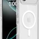 Follaroma for iPhone 17 Air Case, Compatible with MagSafe, Dual Layer Transparent Magnetic Phone Case, Heavy Duty Anti-Drop Shockproof Protection Phone Cases for iPhone 17 Air, 6.5 inch, Clear
