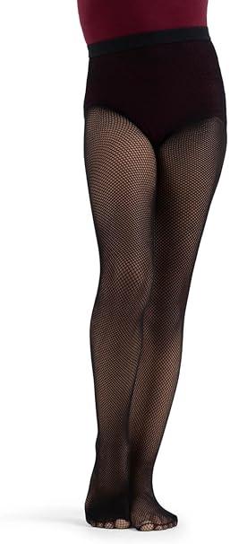Capezio Big Girls' Studio Basics Fishnet Seamless Tight