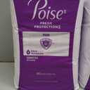 Poise Incontinence & Postpartum Pads for Bladder Leaks, 4 Drop Moderate Absorbency, Regular Length, 132 Count