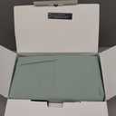  Texas Linen Co. 100% Organic Cotton Percale Sheet Set in Green, 1000 Thread Count, Luxurious | Perfect Fit | Flawless | 