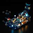 Upgraded Light Kit Compatible with Lego Minecraft The Deep Dark Battle Set, Lights Decoration Compatible with Lego 21246 (Model Not Included)