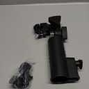 INNOLIFE Universal Golf Push Cart Umbrella Holder - Adjustable 3-Wheel Clip Mounting Attachment for Stroller, Wheelchair, Bicycle, Outdoor Sports Trolley, and Snow Umbrella Frame