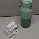 Momcozy Portable Milk Warmer for Travel  Dual Heating Modes for Breast Milk & Water, Portable Bottle Warmer with Fast Heating & Long Battery Life, 17 Ounces Large Capacity to Meet Your All-Day Needs (Gradual Change of Green)