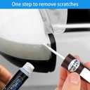2 x White Touch Up Paint for Cars, Two-In-One Car Paint Scratch Repair Pen, Quick & Easy Solution to Repair Minor Automotive Scratches 0.4 fl oz.