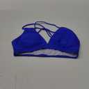 Tainehs Women's Push Up V Neck Criss Cross Back Two Piece Bathing Suit, Medium