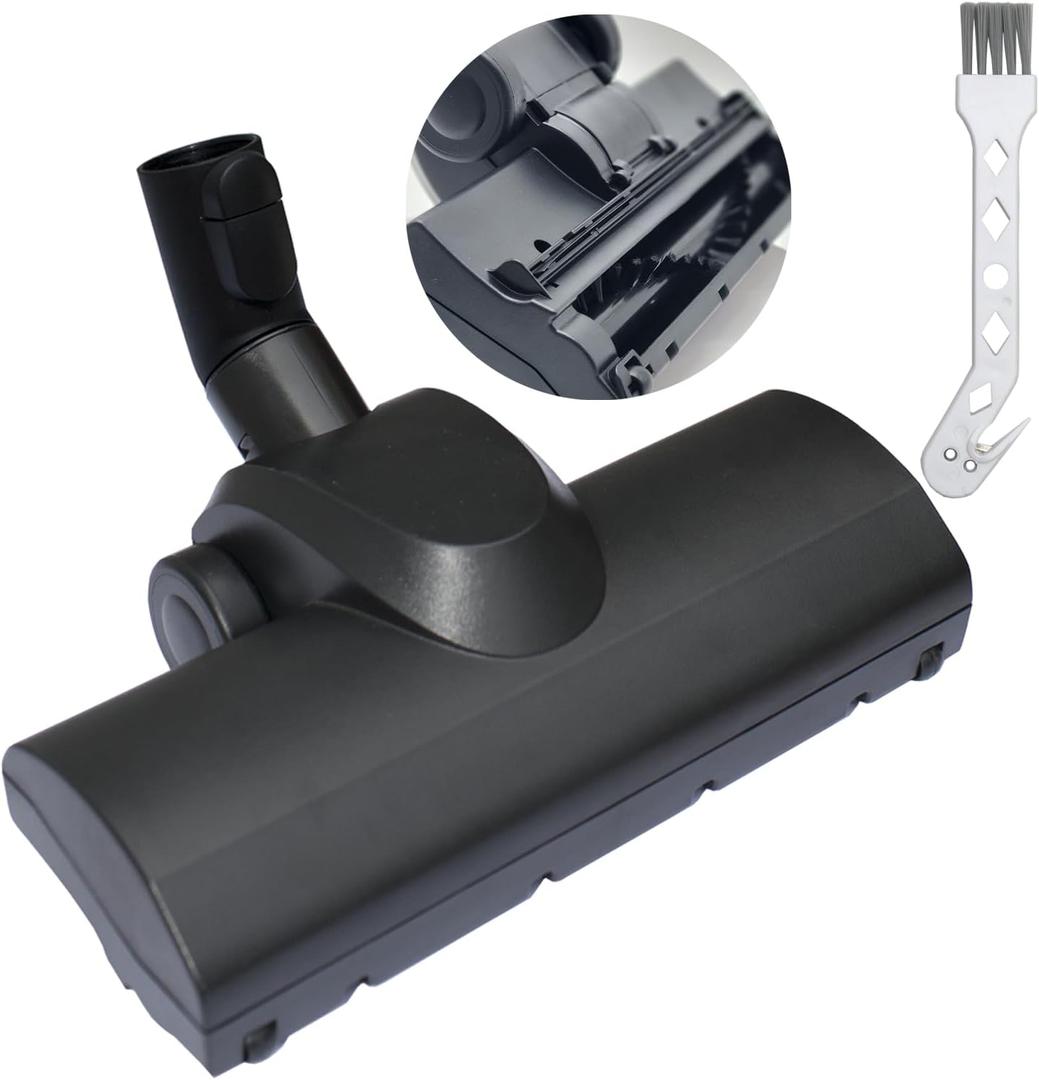 for Miele Turbo Brush Head Compatible with Miele Vacuum Cleaners - Vacuum Attachments for Low Carpet, Area Rugs, Tile & Hard Floors : Easy Pet Hair Removal -Hardwood Floor Attachment