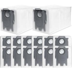 14 Pack Replacement Dust Bags for Roborock Qrevo Curv, Q Revo, Q Revo S, Q Revo MaxV, Q Revo Pro, Qrevo Master, S8 MaxV Ultra, S8 Max Ultra, Saros 10/10R Robot Vacuum Cleaner, 2.7L Large Capacity Bags