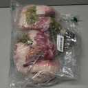 Fule 2 Pack Large Artificial Peony Silk Flower Bouquets Arrangement Wedding Centerpieces (Cameo Brown)