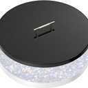 AJinTeby Upgrade Porcelain Steel Fire Pit Cover 22" Round Fire Pit Lid Replacement for 19 Diameter Burner Pan Fire Pan
