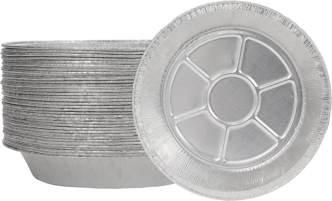 9" Pie Pans (30pack) - Disposable Aluminum Foil Pie Tins,Heavy-duty, Baking Tin Plates, Standard Size