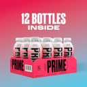 PRIME Hydration CHERRY FREEZE, Sports Drinks, Electrolyte Enhanced for Replenishing Fluids, 250mg BCAAs, B Vitamins, Antioxidants, Low Sugar, 16.9 Fl Oz, 12 Pack