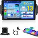 8 Core 4+64G Inefala for Honda Acura MDX 2007-2013 Android 15 Car Radio Stereo with Wireless Carplay Android Auto, 9 Inch Touchscreen with GPS WiFi Bluetooth5.0 FM/RDS EQ DSP SWC Backup Camera MIC
