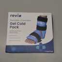 REVIX Ankle Ice Pack Wrap for Foot Pain Relief and Feet Injuries, Reusable Gel Ice Cold Packs for Achilles Tendonitis, Plantar Fasciitis, Sprained Ankles and Heels