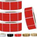 Target Pasters 1 inch 2 Rolls 2000 Pieces-Target Stickers and Pasters for Shooting Practice| Adhesive Markers for Shooting Range Targets, 1 inch 4 Rolls 4000 Pieces