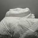 Amazon Basics White Down Alternative Comforter and Duvet Insert with Corner Tabs, Machine Washable, King, Light White