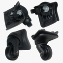 Luggage Wheels Replacement for Suitcase, Spinner Wheels Replacement Parts Roller Suitcase Tourister Travel Trunk Caster Luggage Kit (4 Pcs)