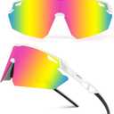 Ukoly Polarized Sports Sunglasses for Men Women,Sun Glasses for Running Cycling Baseball Fishing Golf UV400 Protection
