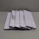 Lifewit 5 Pack 5" High Drawer Dividers 34-56cm/13.5-22" Adjustable Drawer Organizer for Clothes/Utensils, Expandable Drawer Separator in Dresser/Kitchen/Bedroom/Office Organization & Storage White