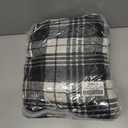 G Gradual Men's Flannel Jacket Fleece Sherpa Lined Hoodies Zip Up Plaid Shirt Warm Winter Jackets for Men with Zipper Pockets (Black, L)