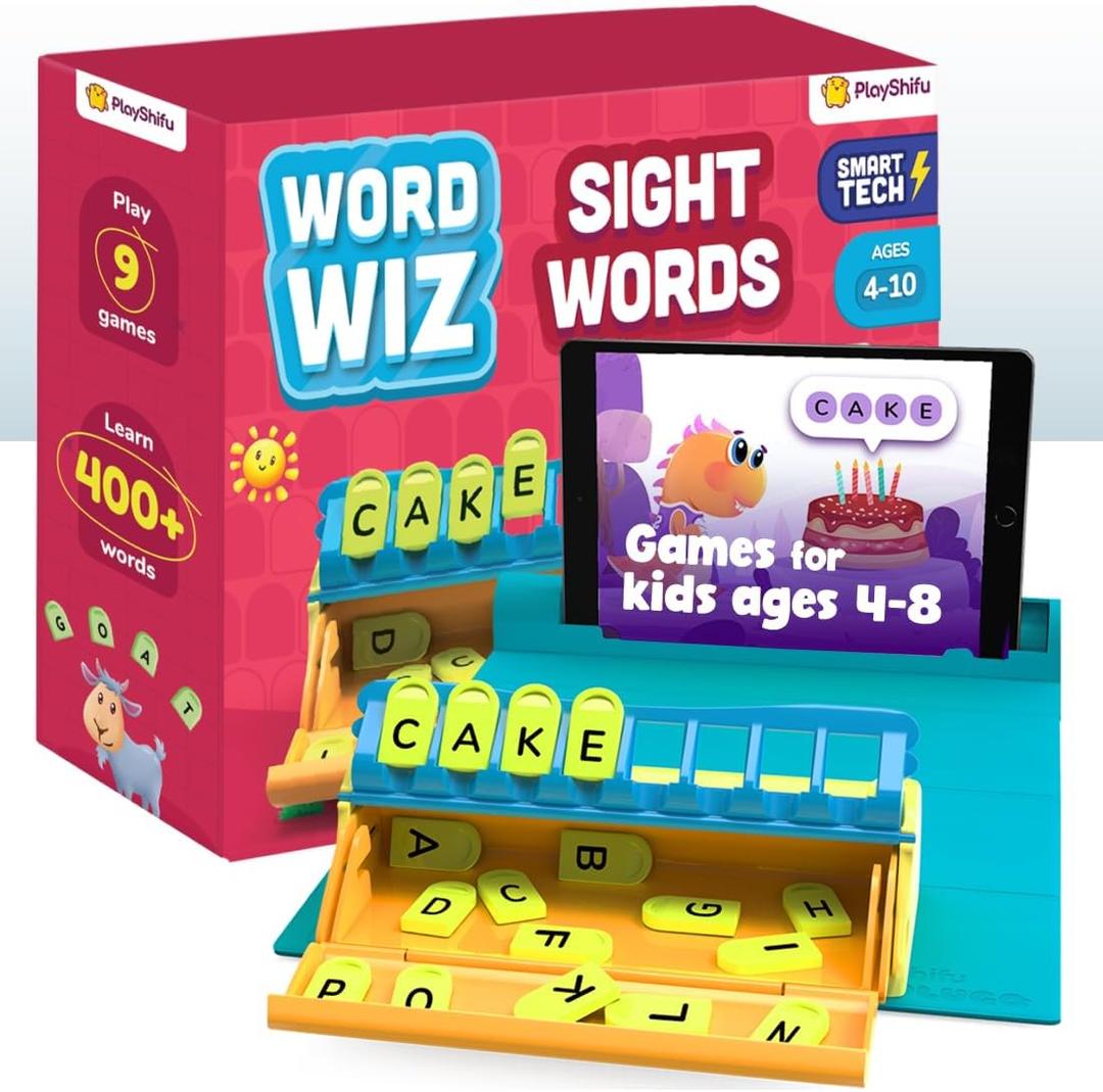 PlayShifu Word Wiz Plugo Letters Learning Kit | Build Reading, Spelling & Grammar Skills for Kids Ages 410