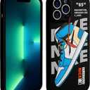 Cool Phone Case for iPhone 12 Pro Max Case for Boys Men Drop-Resistant Lens Protection Shockproof Basketball Sneaker Street Design Cases Compatible with iPhone 12 Pro Max