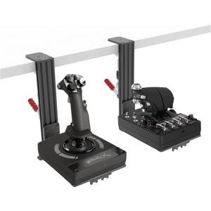 Hikig 2 Pack Desk Mount for Flight Sim Hand-Controller Compatible with Logitech X52 X56 Hotas, Thrustmaster HOTAS Warthog, T.16000M FCS, T.Flight, SimTask Farmstick, Sol-R1, Sol-R2, VKB, VPC, Winwing