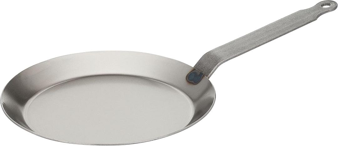 Matfer Bourgeat 062033 Round Crepe Pan, 8 5/8-Inch, Gray
